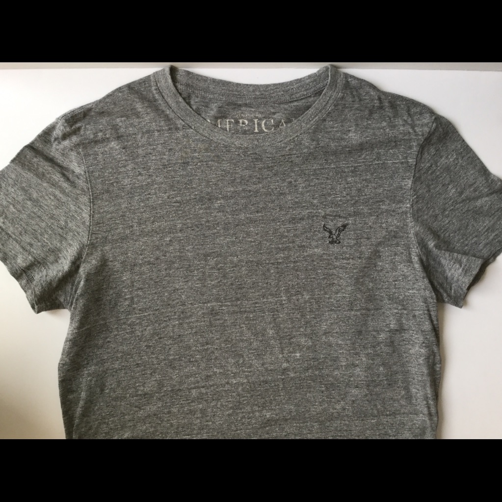 American Eagle Men’s Gray Basic Tee